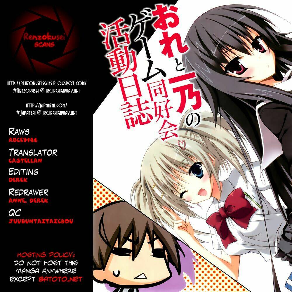 Ore To Ichino No Game Doukoukai Katsudou Nisshi Chương 1 Ảnh 3