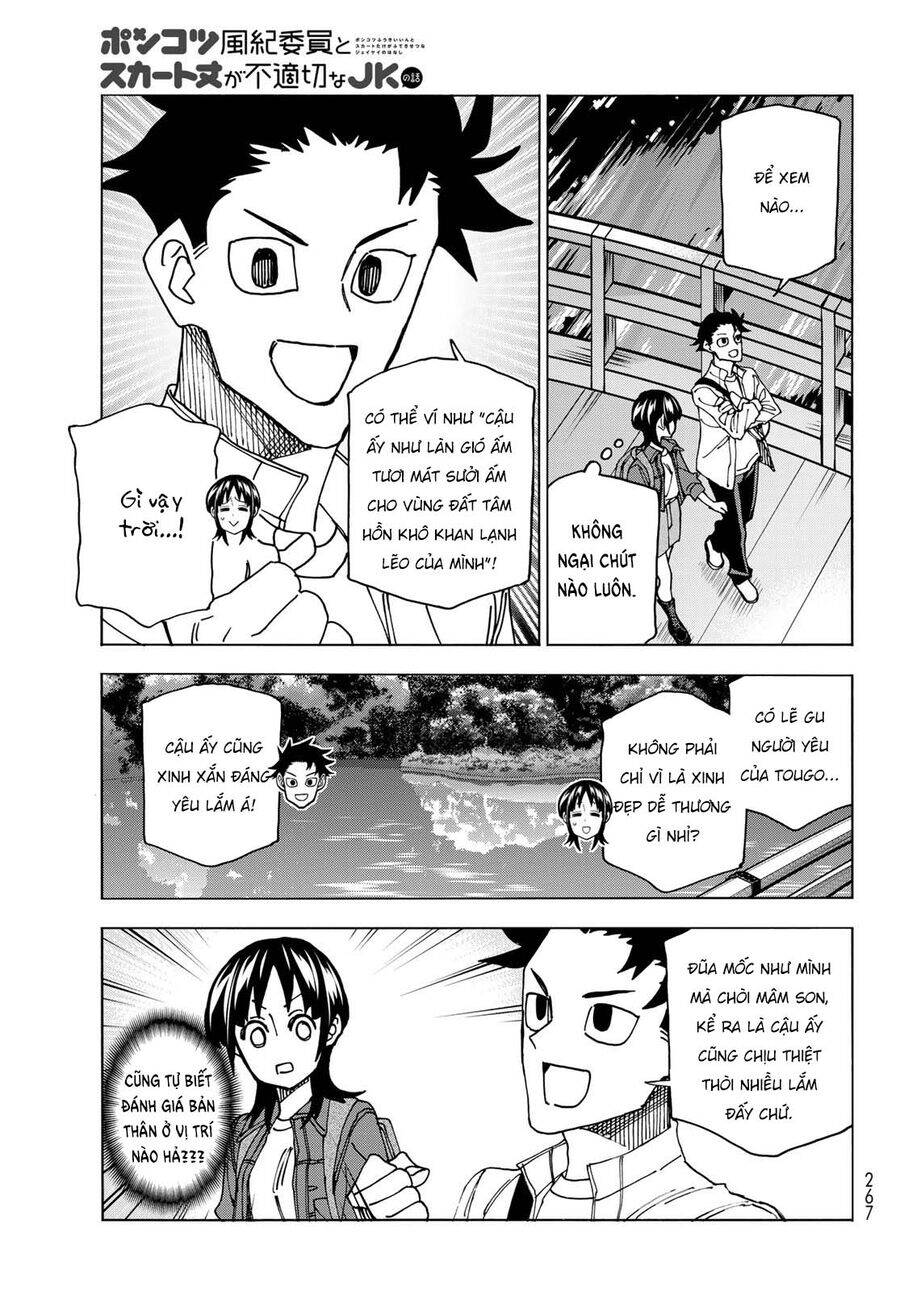 Ponkotsu Fuukiin To Skirt Take Ga Futekisetsu Na Jk No Hanashi Chương 66 Ảnh 12