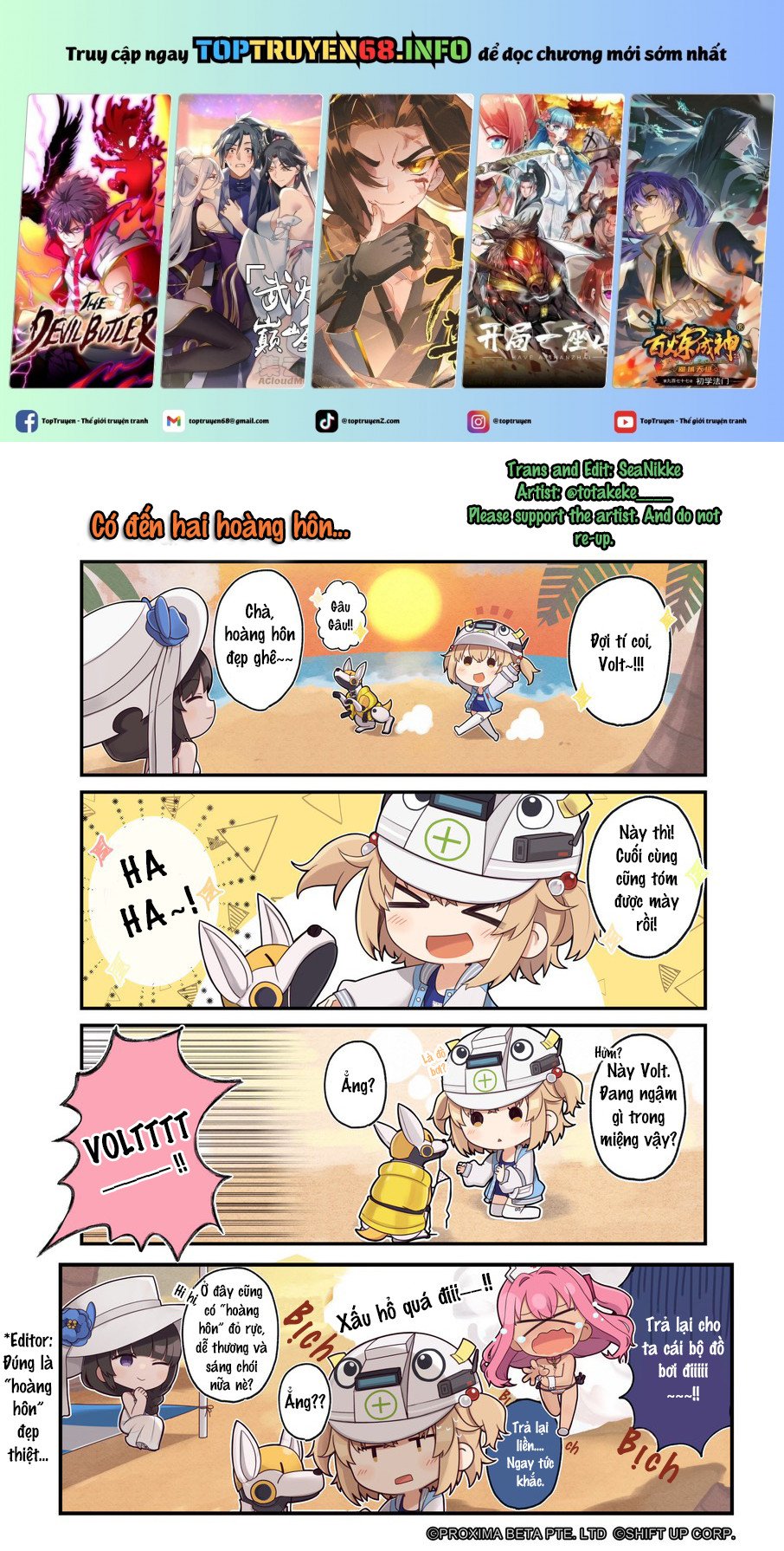 Goddess Of Victory: Nikke Official Four-Panel Comics Chương 23 Ảnh 2