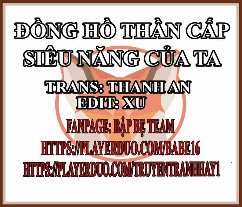Đồng Hồ Thần Cấp Siêu Năng Của Ta Chương 8 Ảnh 2