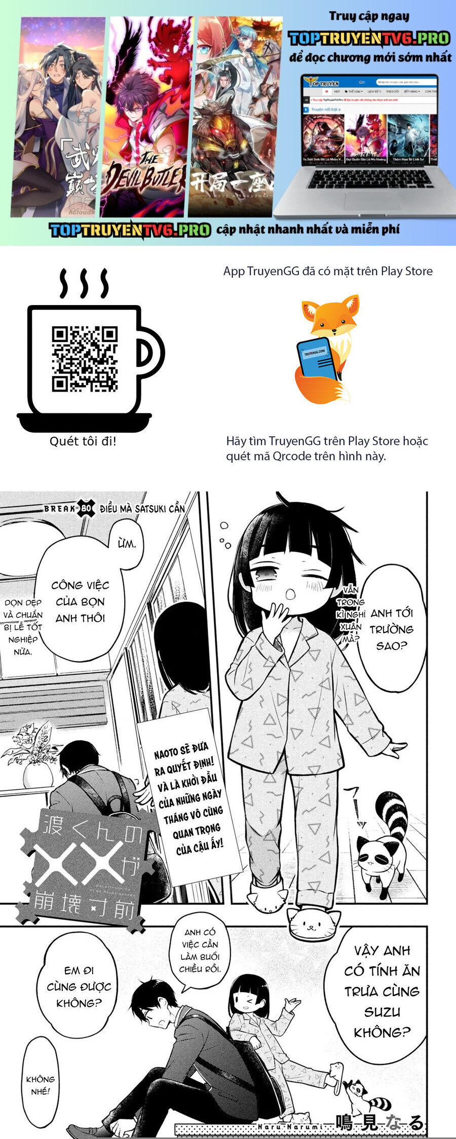 Watari-Kun No Xx Ga Houkai Sunzen Chương 80 Ảnh 3