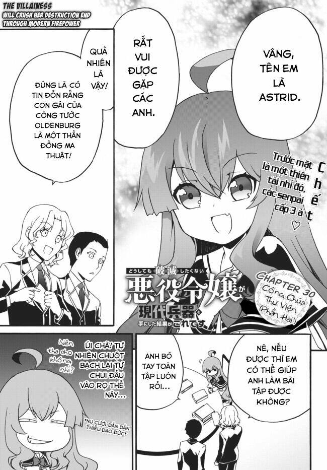 Doushitemo Hametsushitakunai Akuyaku Reijou Ga Gendai Heiki Wo Te Ni Shita Kekka Ga Kore Desu Chương 30 Ảnh 3