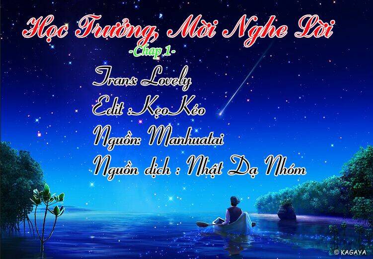 Học Trưởng, Mời Nghe Lời Chương 1 Ảnh 3