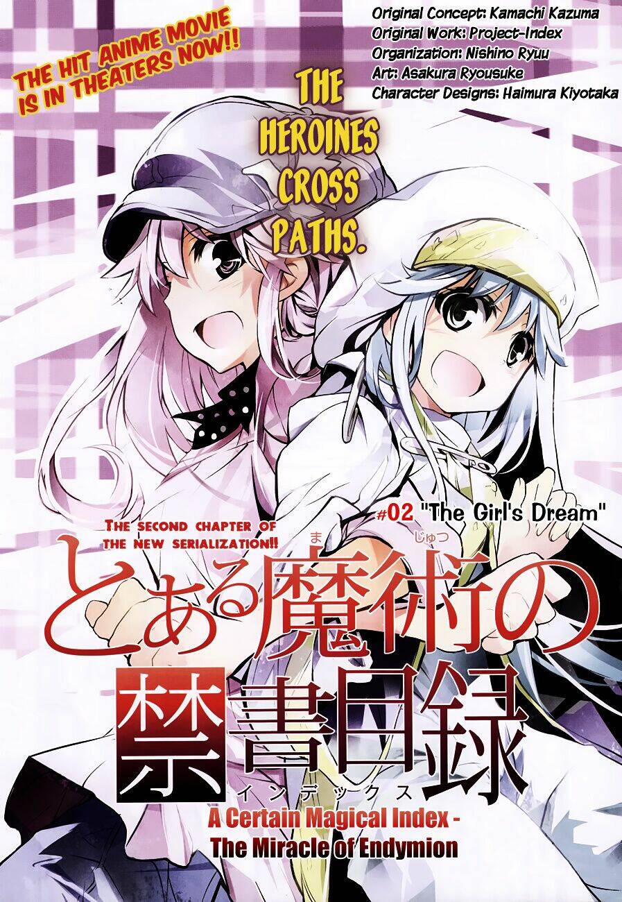 To Aru Majutsu No Kinsho Mokuroku - Endymion No Kiseki Chương 2 Ảnh 3