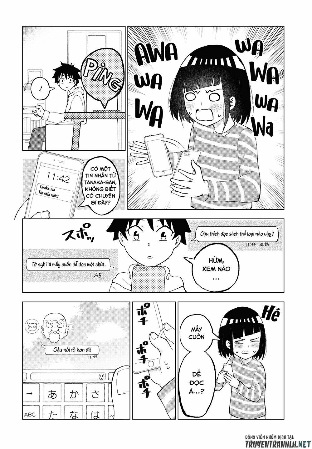 Tanaka-San Trong Lớp Tôi Thật Sự Là Siêu Đáng Sợ Chương 32 Ảnh 4