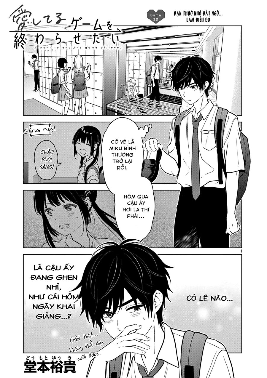 Aishiteru Game Wo Owarasetai Chương 23 Ảnh 2