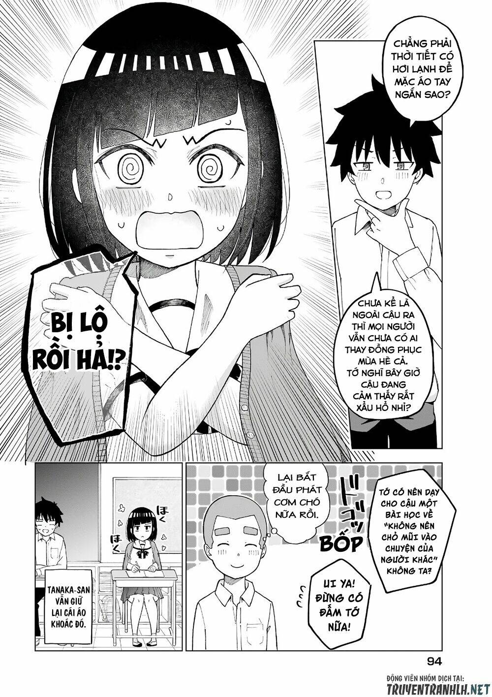 Tanaka-San Trong Lớp Tôi Thật Sự Là Siêu Đáng Sợ Chương 39 Ảnh 6