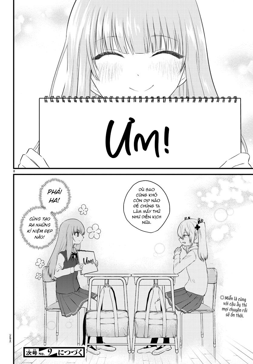 Koe Ga Dasenai Shoujo Wa "Kanojo Ga Yasashisugiru" To Omotte Iru Chương 48 Ảnh 8