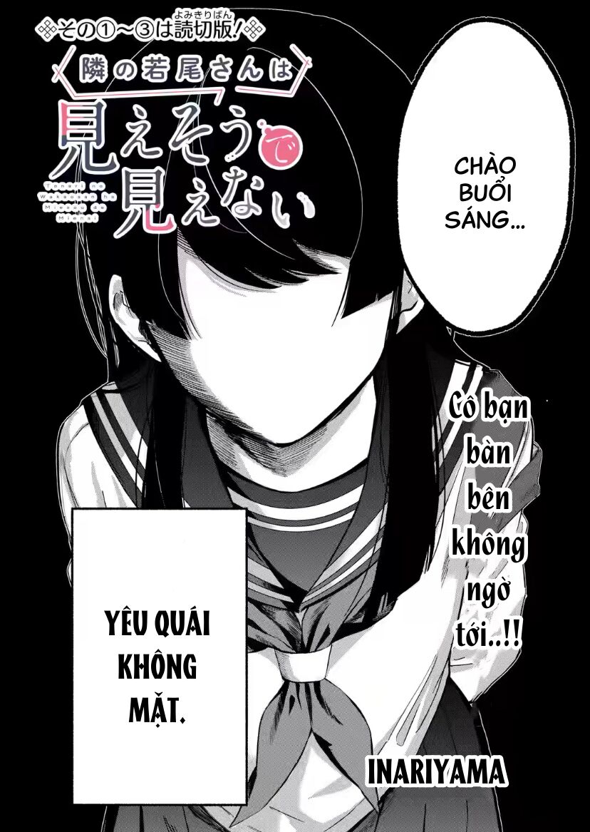 Cô Bạn Wakao-San Bàn Bên Có Vẻ Nhìn Thấy Gương Mặt Của Tôi Nhưng Tôi Thì Không Chương 1 Ảnh 3