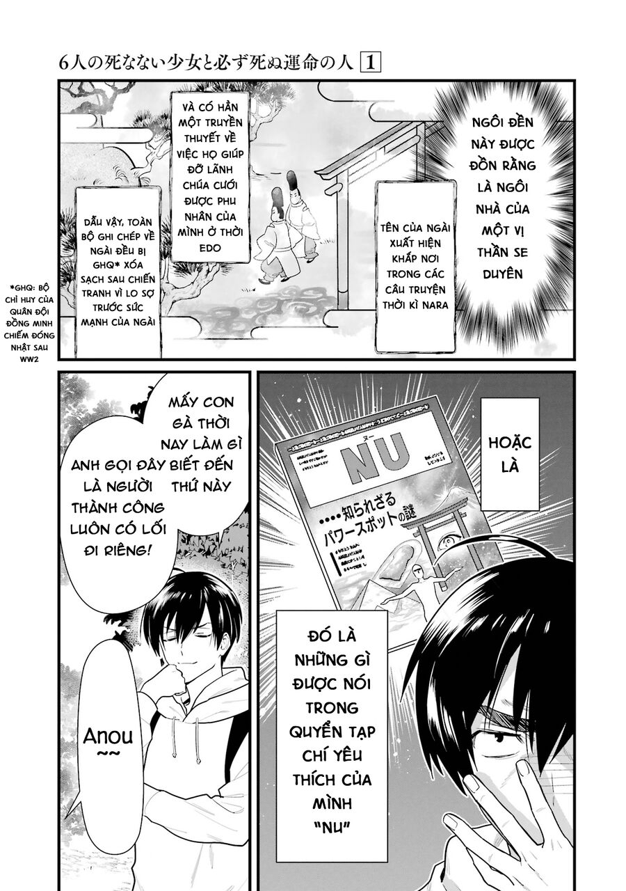 6 Cô Gái Bất Tử Và Chàng Trai Được Định Sẵn Là Phải Chết Chương 1 Ảnh 10