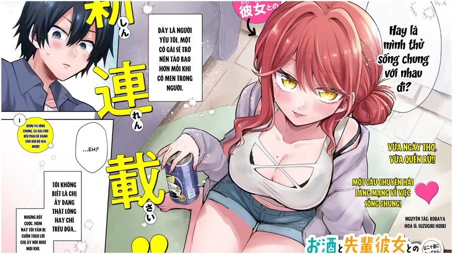 Osake To Senpai Kanojo To No Amaama Doukyo Lovecome Wa Nijuusai Ni Natte Kara Chương 1 Ảnh 4