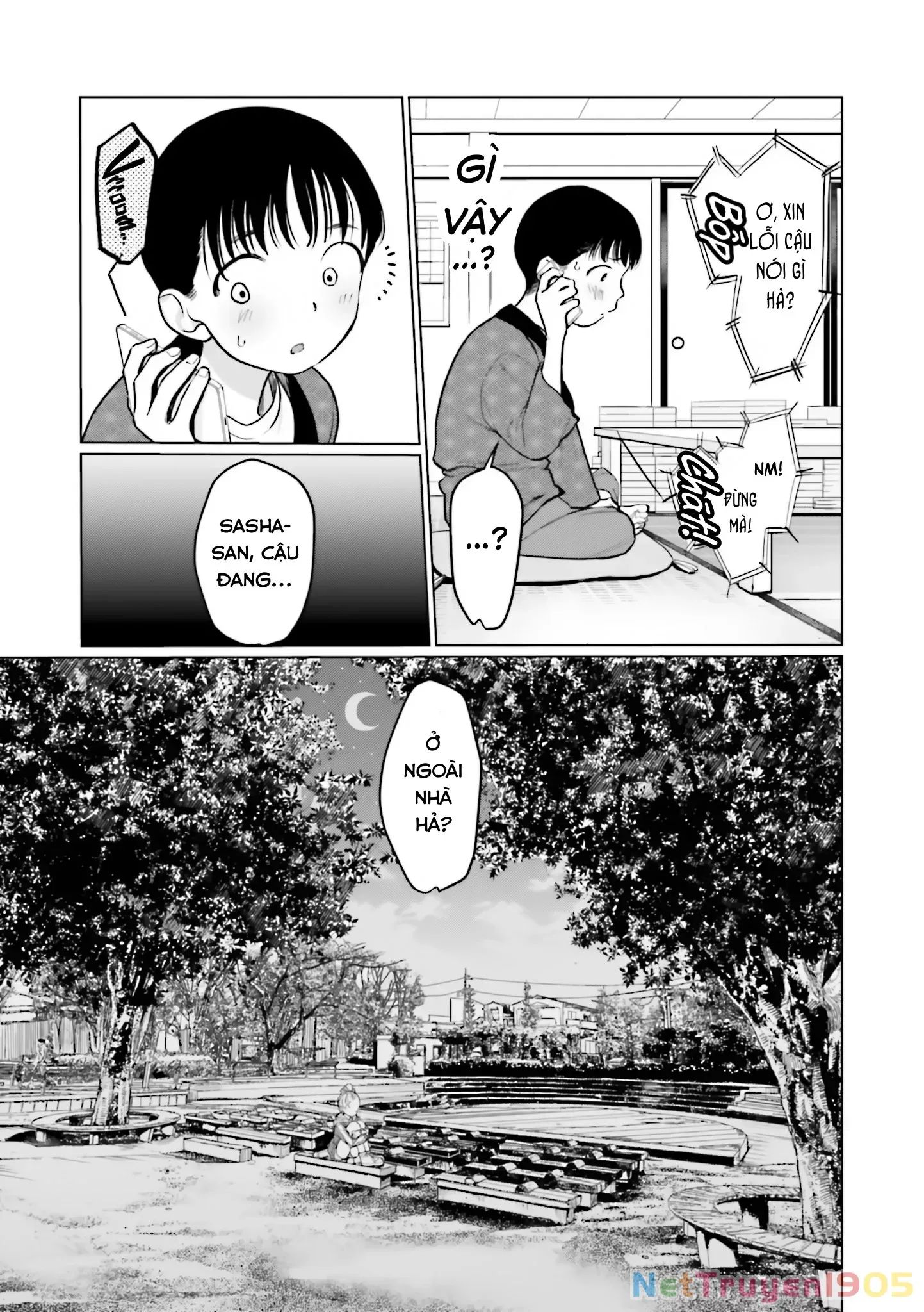 Bé Sơ Trung Sasha Và Thằng Bạn Otaku Cùng Lớp Chương 31 Ảnh 9