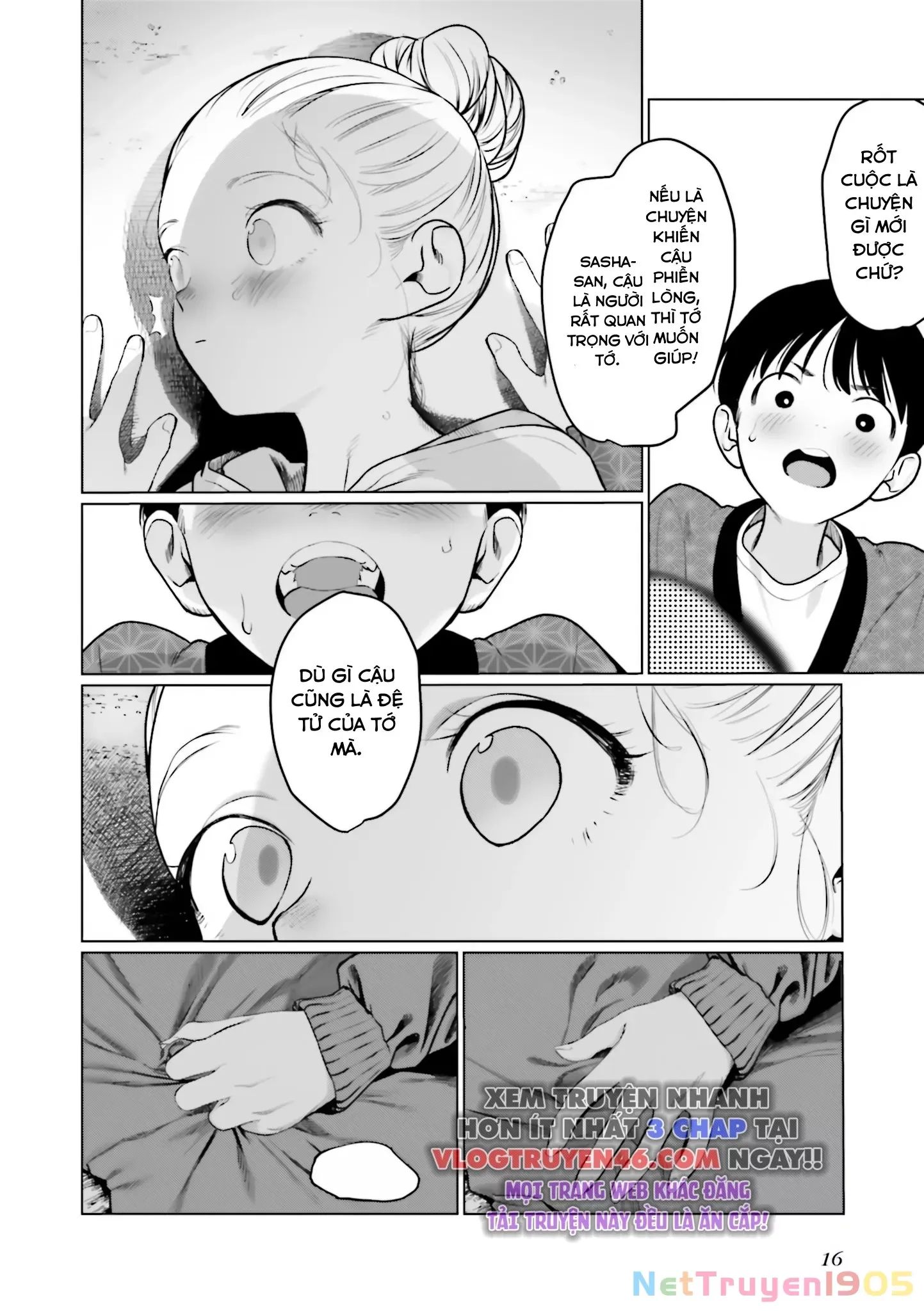 Bé Sơ Trung Sasha Và Thằng Bạn Otaku Cùng Lớp Chương 31 Ảnh 16