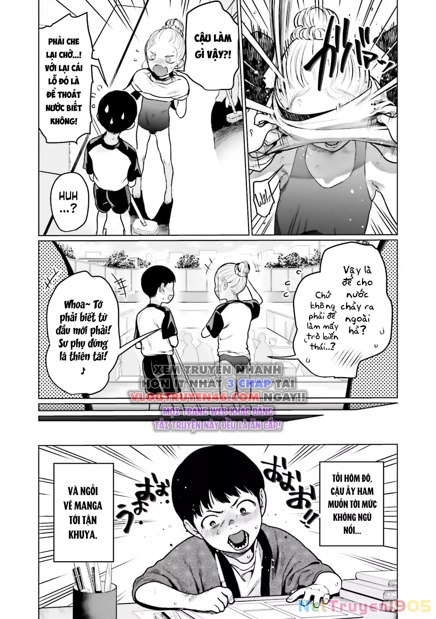 Bé Sơ Trung Sasha Và Thằng Bạn Otaku Cùng Lớp Chương 28 Ảnh 10