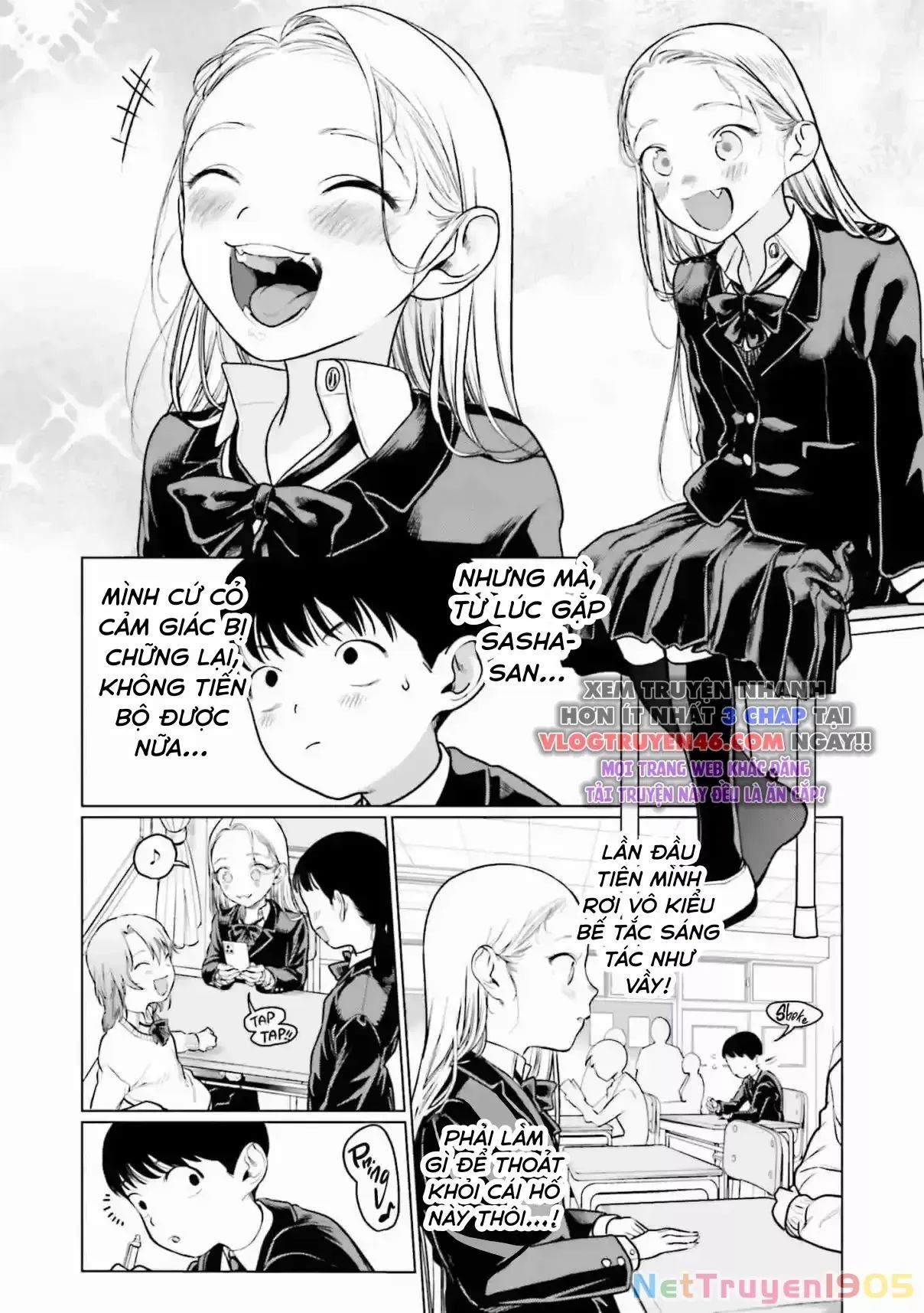 Bé Sơ Trung Sasha Và Thằng Bạn Otaku Cùng Lớp Chương 23 Ảnh 4