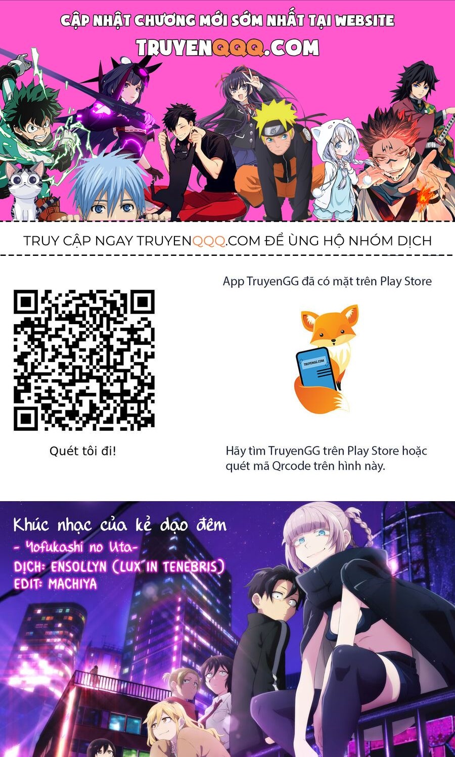 Yofukashi No Uta Chương 169 Ảnh 2