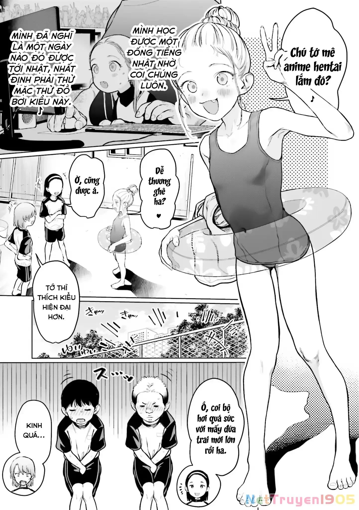 Bé Sơ Trung Sasha Và Thằng Bạn Otaku Cùng Lớp Chương 28 Ảnh 5