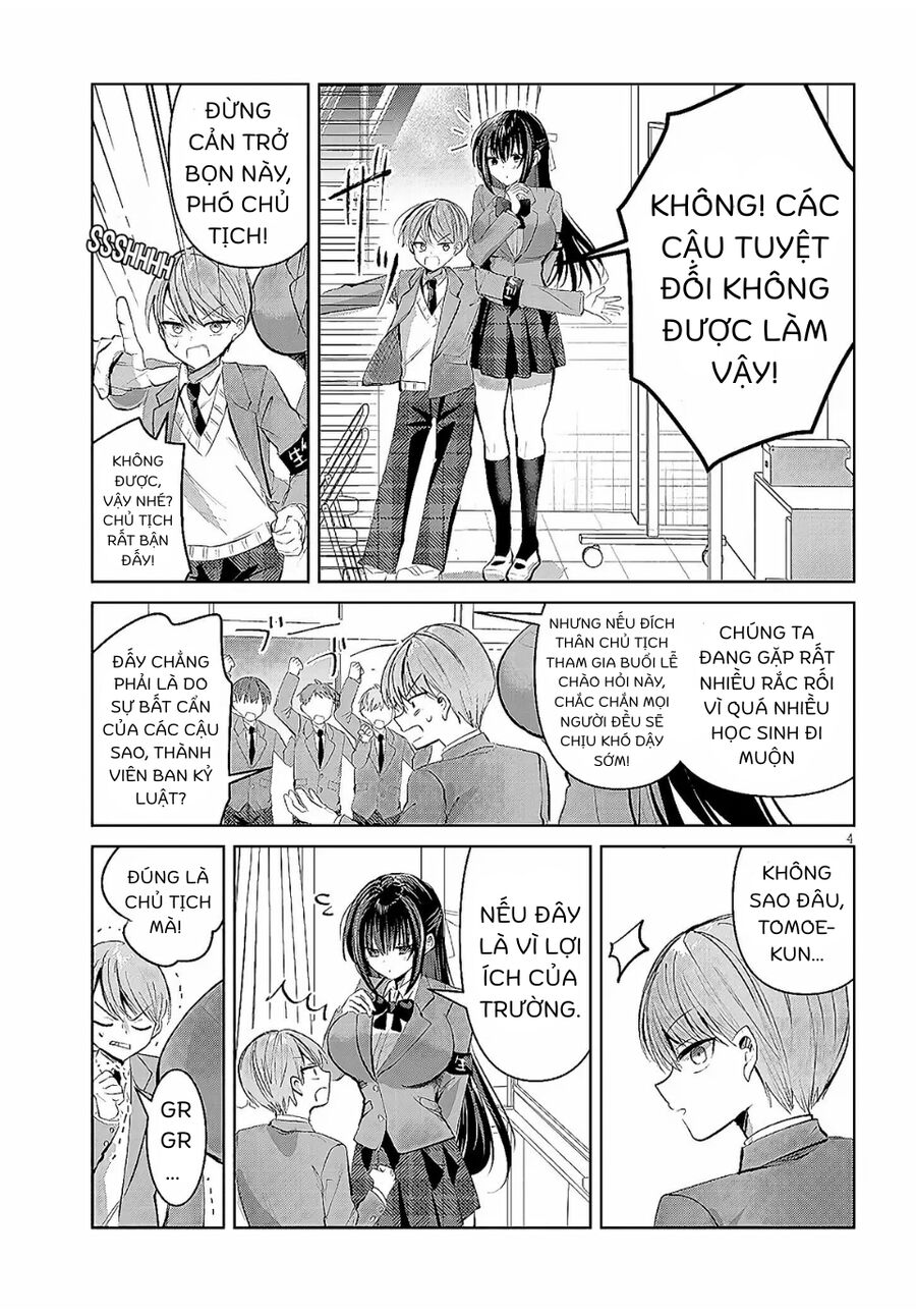 Kotowarenai Kaichou Wa Tomoe-Kun Ni Dake Shite Agetai Chương 1 Ảnh 5