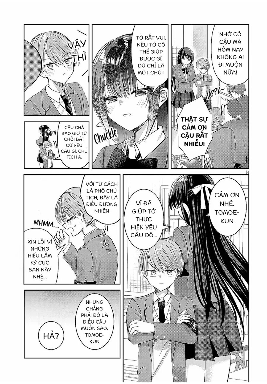 Kotowarenai Kaichou Wa Tomoe-Kun Ni Dake Shite Agetai Chương 1 Ảnh 15