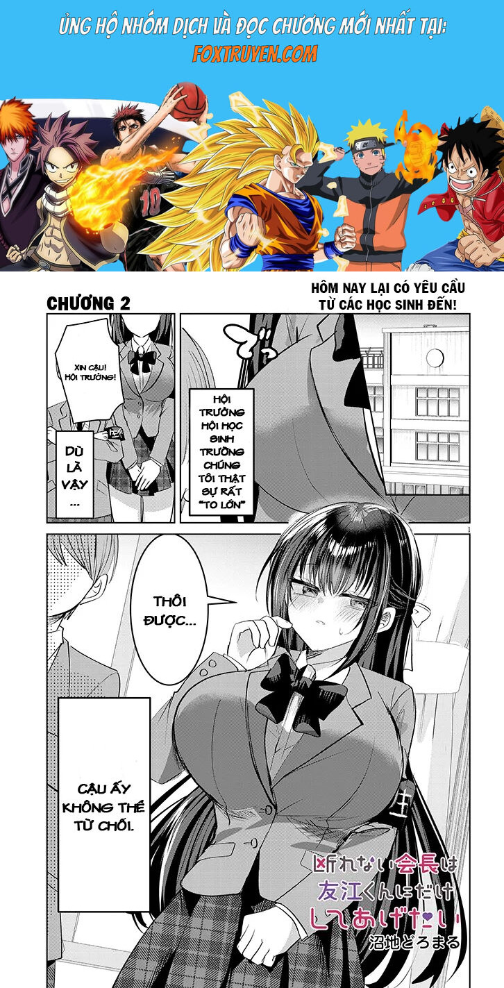Kotowarenai Kaichou Wa Tomoe-Kun Ni Dake Shite Agetai Chương 2 Ảnh 2