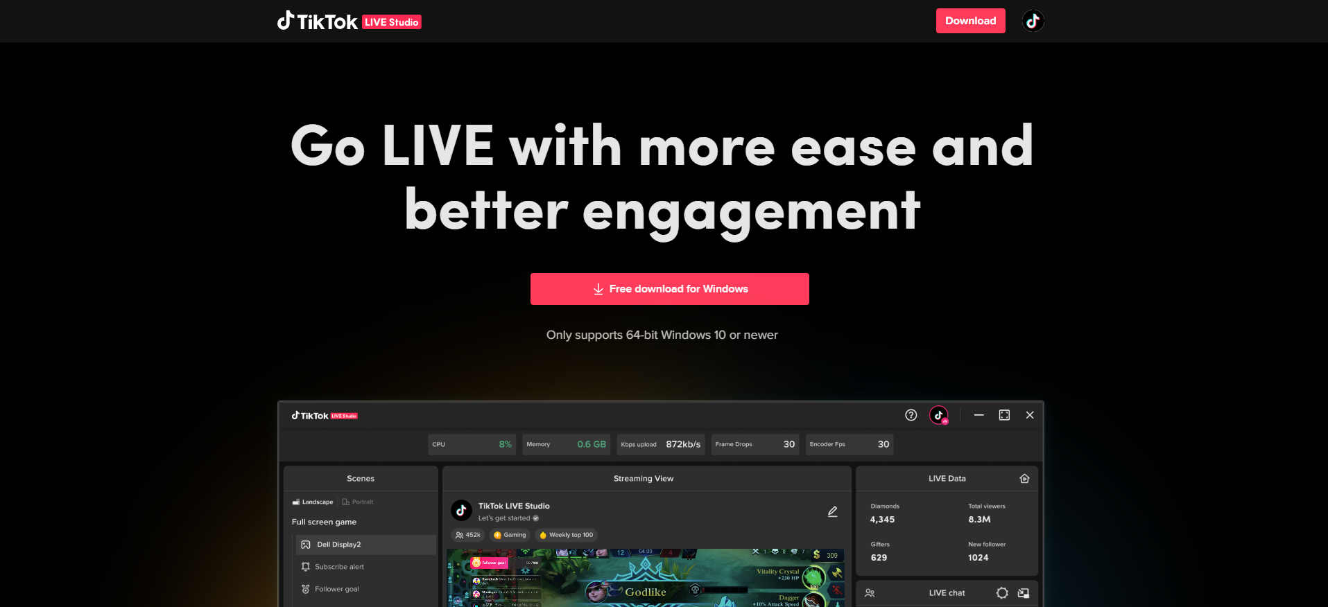 B. Is TikTok LIVE Studio available for all creators?